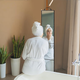 MEPIG 47-inch tri-fold full-length mirror for versatile use.