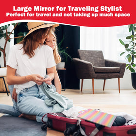 MEPIG full-length mirror used for makeup checks on the go.