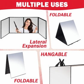MEPIG wall-mount option full-length mirror keeps space organized.