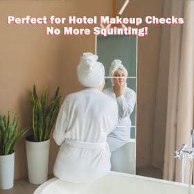MEPIG portable mirror folded for compact travel.
