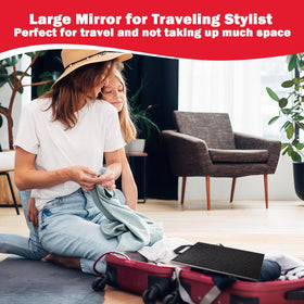 MEPIG portable travel mirror ideal for camping and performances.