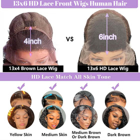Mepurer pre-plucked natural hairline creates seamless, beginner-friendly install.