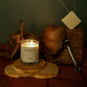 Merbeau eucalyptus soap bar delivers refreshing cleansing with uplifting notes.