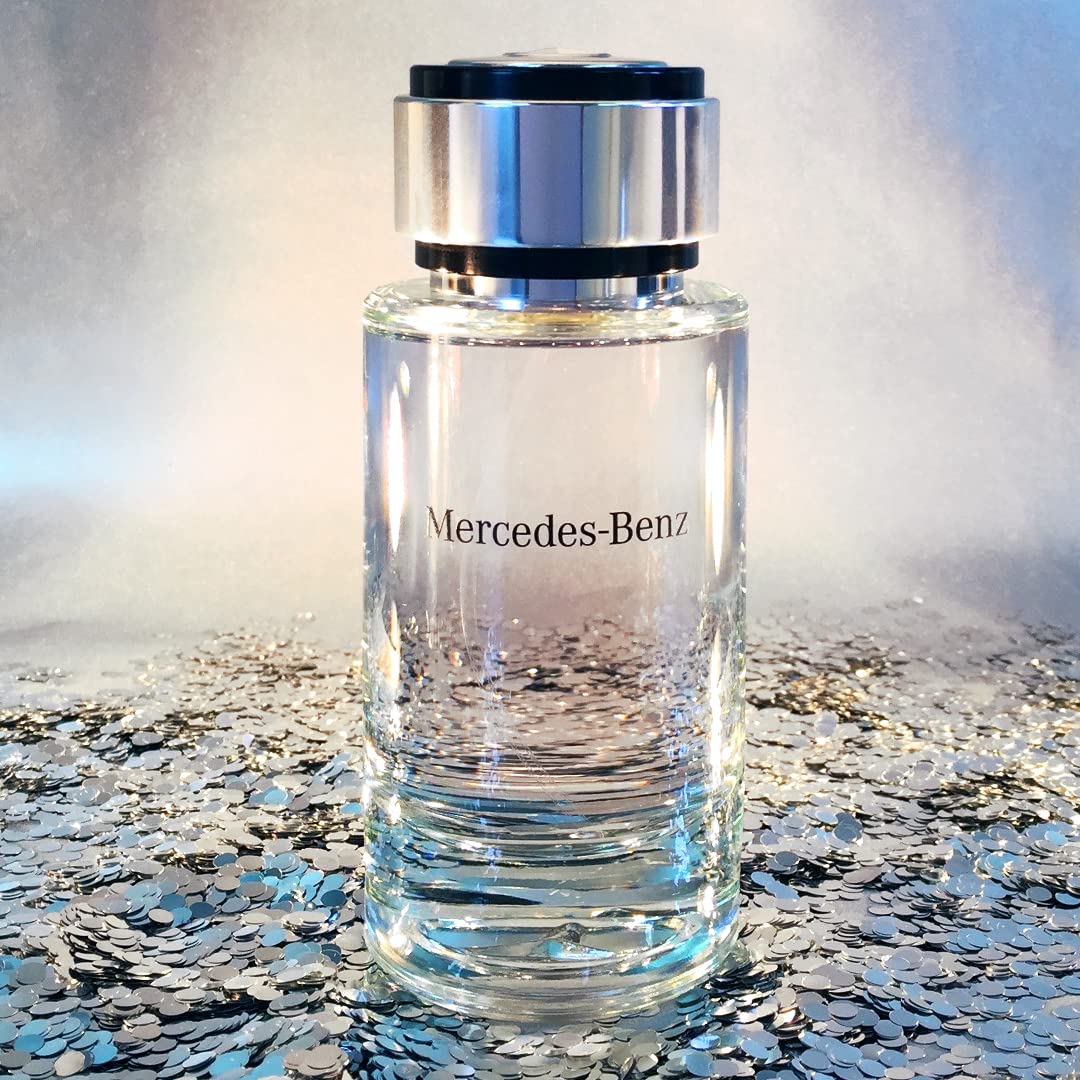 Mercedes-Benz For Men notes include vetiver and cedar for added depth.