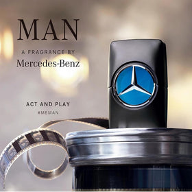 Mercedes-Benz Man base notes oakmoss and palisander rosewood deliver a robust finish.
