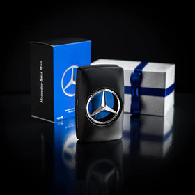 Mercedes-Benz Man top notes pear and ambrette seeds provide a fresh opening.