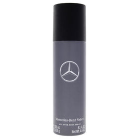 Mercedes-Benz Select all-over body spray bottle delivering long-lasting daily freshness.
