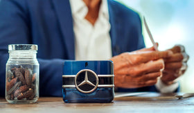 Spray action demonstrates easy, controlled application of Mercedes-Benz Sign.