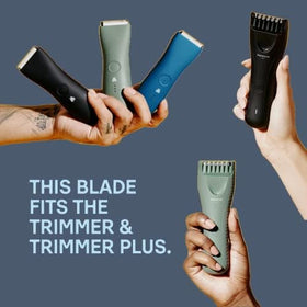 MERIDIAN ceramic blades anti-nick guard supports gentle shaving.
