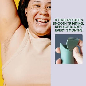 MERIDIAN trimmer used on body and pubic areas.
