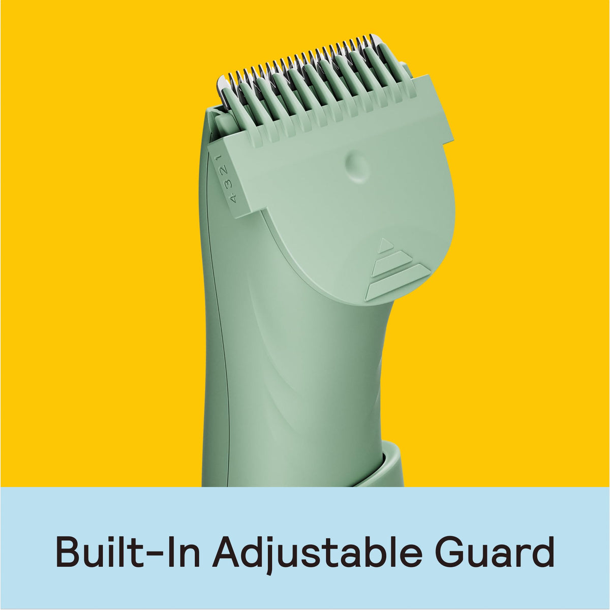 Meridian Trimmer Plus pubic area trimming for sensitive skin