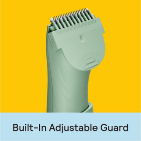 Meridian Trimmer Plus pubic area trimming for sensitive skin
