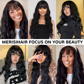 MERISIHAIR easy-care wig suits daily wear, parties, and cosplay occasions.