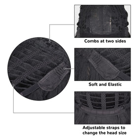 MERISIHAIR rose mesh cap provides comfort and breathability for extended use.