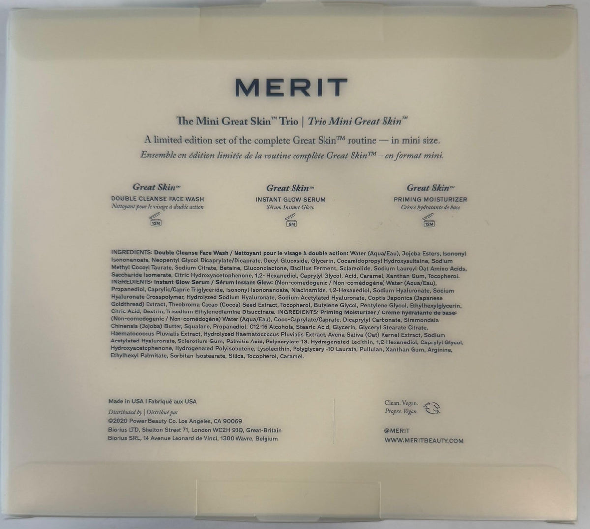 MERIT Instant Glow Serum 15ml delivering hydration and radiant, smoother-looking skin.