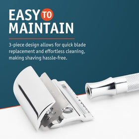 Solingen-made Merkur razor reflecting German craftsmanship and longevity.