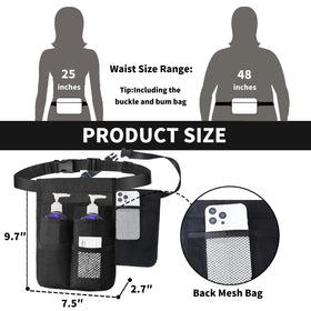 Merleu Massage Bottle Holster adjustable belt keeps gear within reach while moving