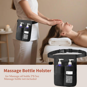 Merleu Massage Bottle Holster ideal therapist bag for organized, spill-free sessions