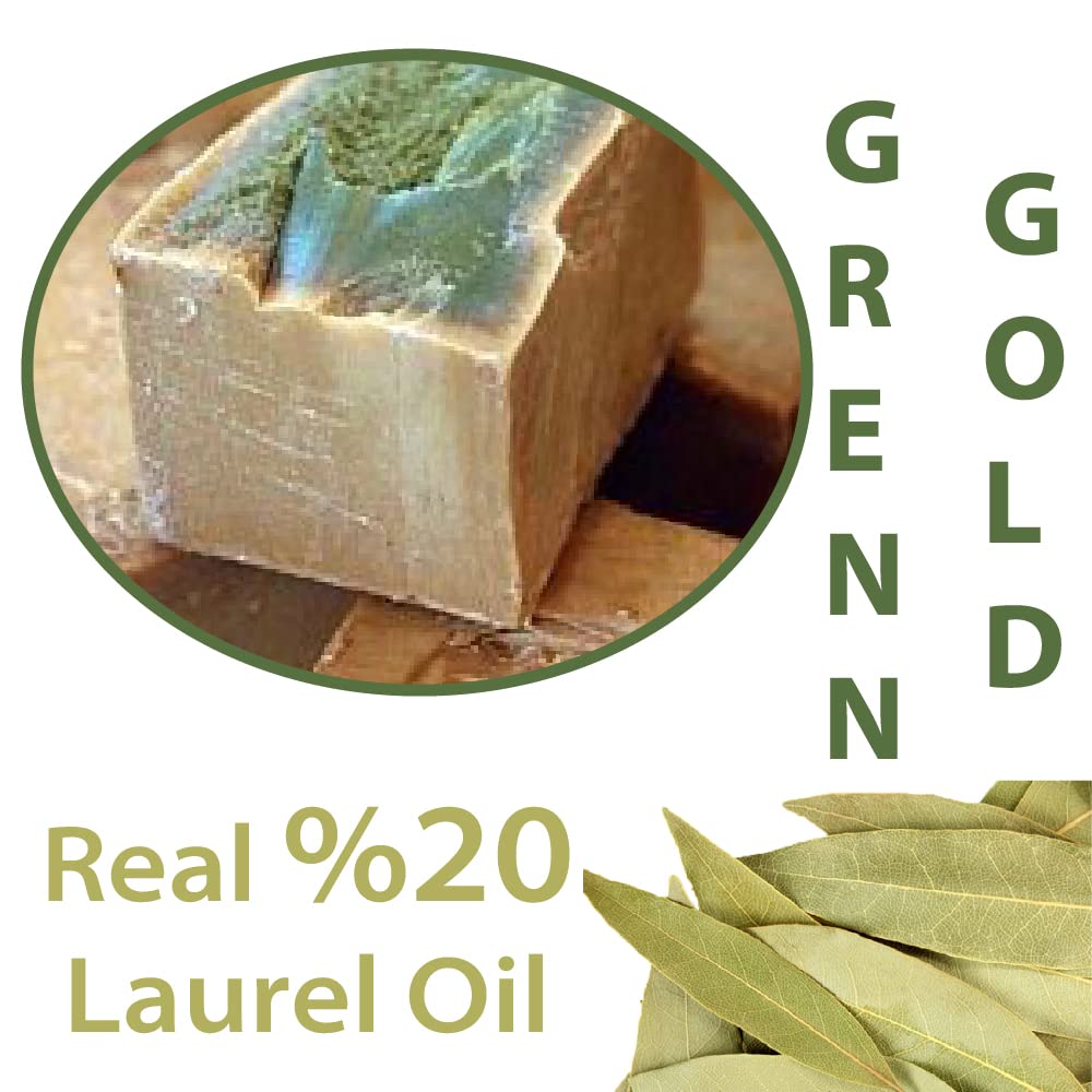Merlinera Aleppo Soap fragrance-free-cleanser image, gentle on sensitive skin.