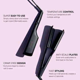 Mermade Hair auto shut-off for safe styling