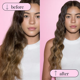 Mermade Hair Waver in action creating soft waves quickly