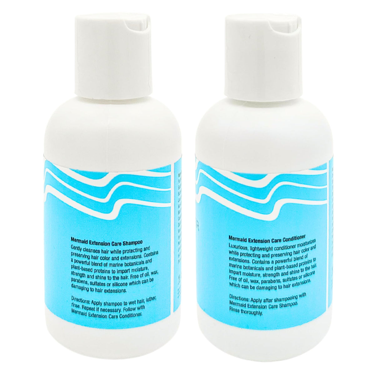 Mermaid Extension Care TSA-approved size bottle ready for travel