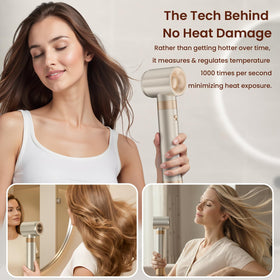 MESCOMB auto-wrap air curler creates natural curls with effortless wrap and lift