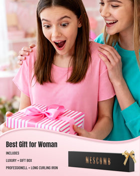 MESCOMB damage-free curling iron for smooth, lasting results across hair types
