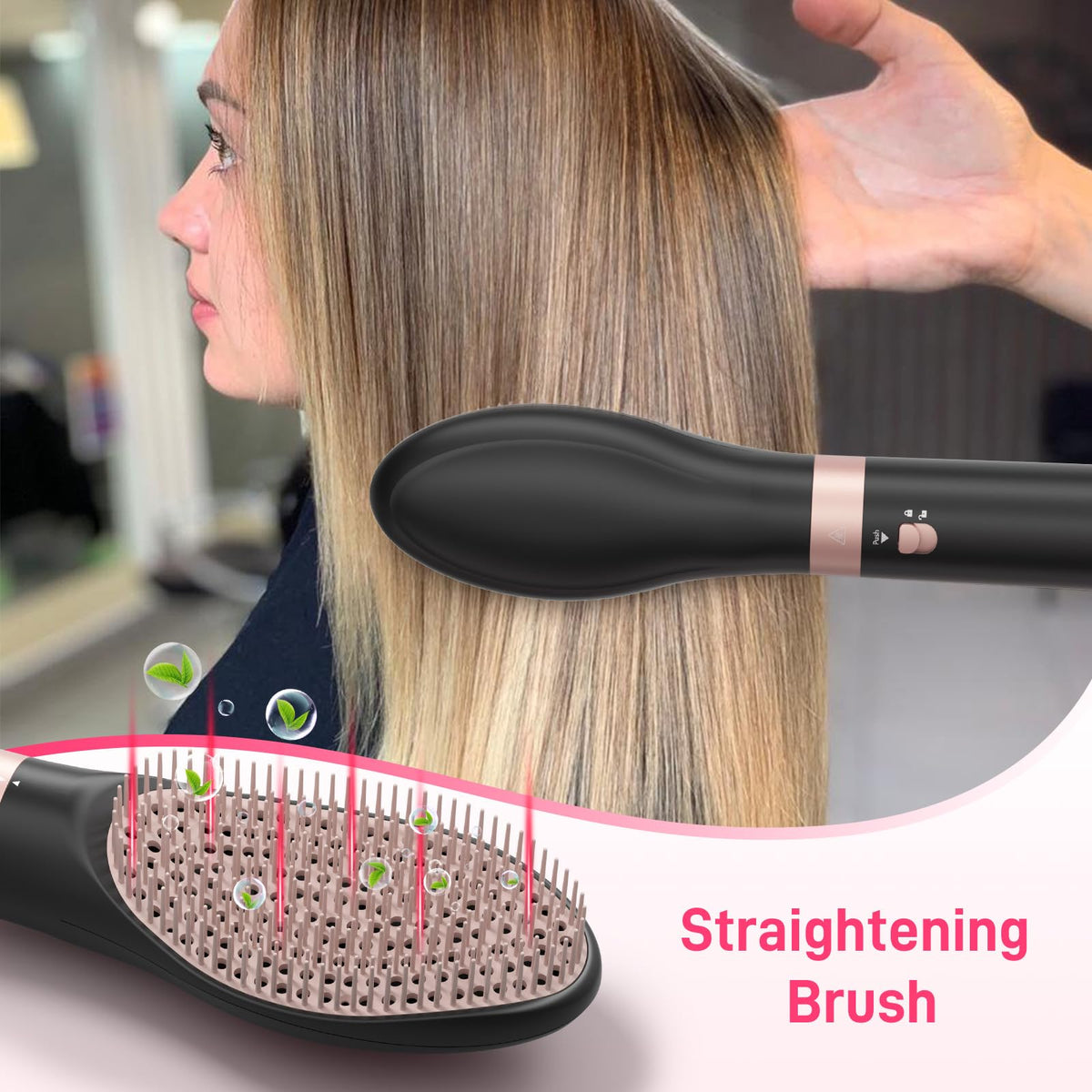 MESCOMB quick-dry capability for quick styling on busy days.