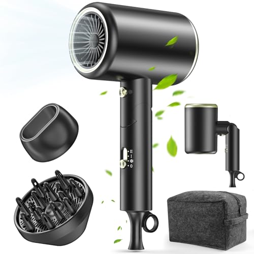MESHEEN hair dryer with 150000rpm ionic motor for fast drying and less frizz