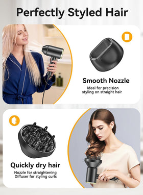 MESHEEN three heat settings with cold shot for precise finishes