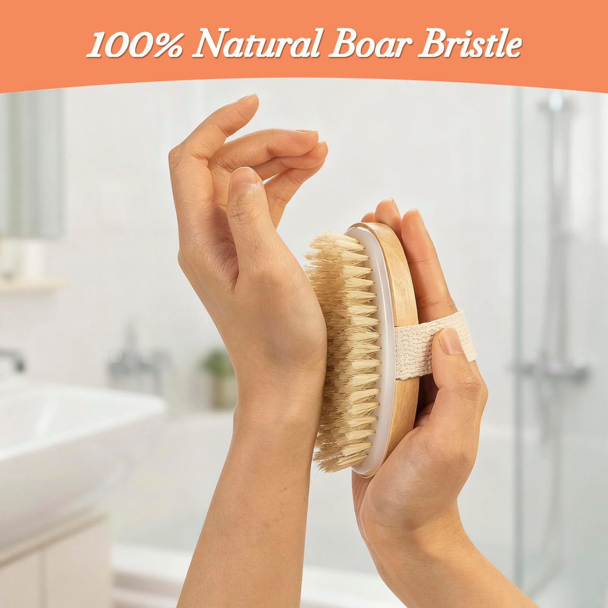 Mesiiloly back scrub bar for thorough cleansing of hard-to-reach areas.