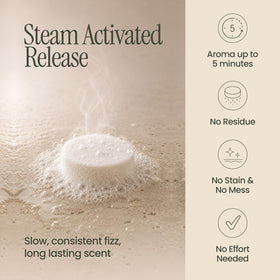 MESMOS grapefruit steamer delivering refreshing scent for mood lift