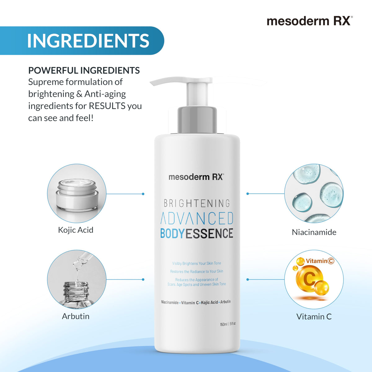 Dispense pump action demonstrates clean, mess-free application.