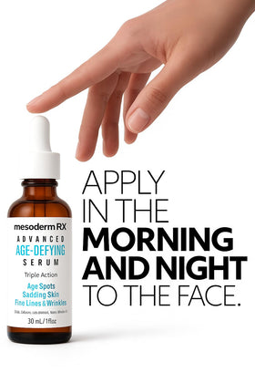 Mesoderm RX suitable for all skin types in a compact bottle