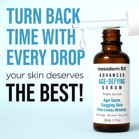 Mesoderm RX serum glides smoothly under makeup for daily use