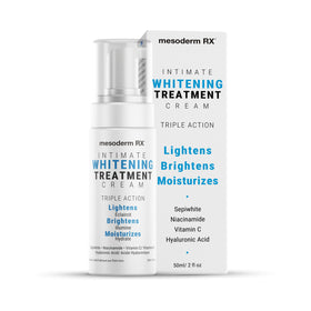 Silky texture close-up of Mesoderm RX cream for fast absorption.
