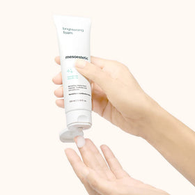 Mesoestetic Brightening Foam glycolic and lactic acids for gentle exfoliation