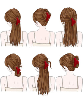 Mesovor daily-wear elegant clips elevate any look with subtle shine.