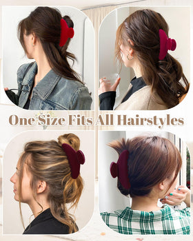 Mesovor versatile hair clips for thick or thin hair with gentle hold.