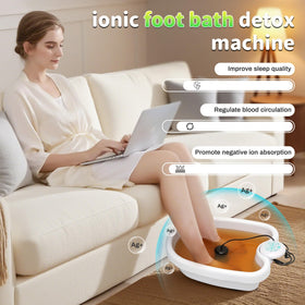 METALBEE dual ion arrays deliver even immersion during a foot bath.