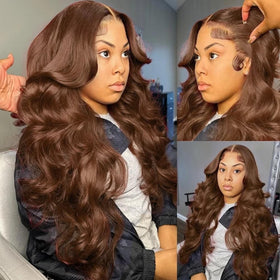 METDIO 13x6 wig cap with adjustable straps ensures secure all-day wear.