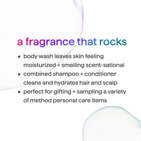 Method Glacier Granite body wash bottle 18oz, refreshing arctic-inspired cleanse