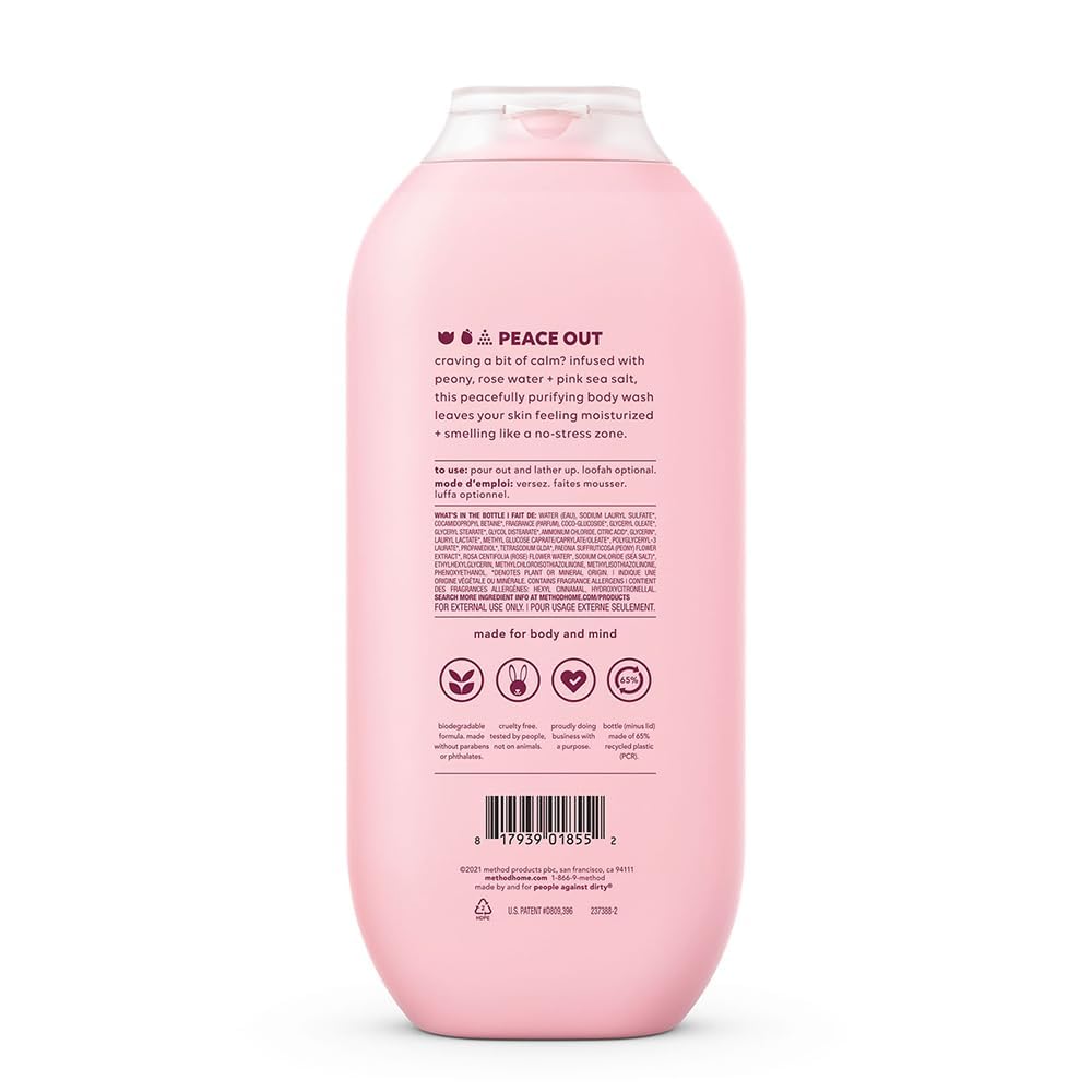 Close-up of murumuru and jojoba oils for skin hydration in Method wash