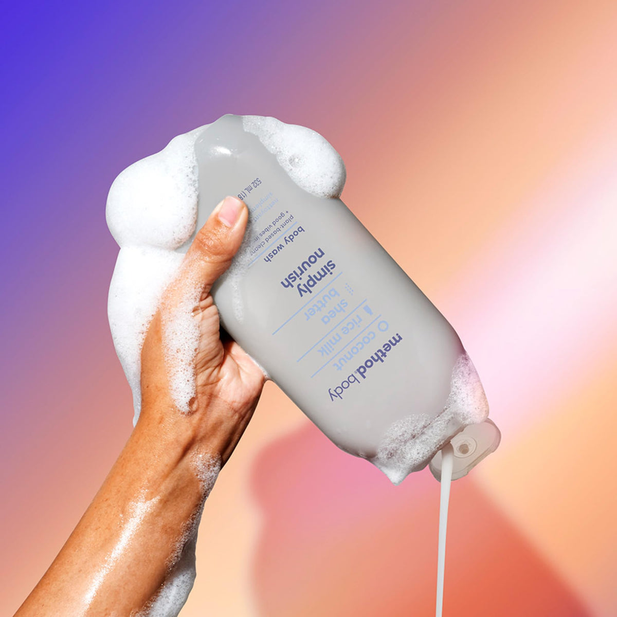 Method Simply Nourish ingredients visualization emphasizing coconut and rice milk