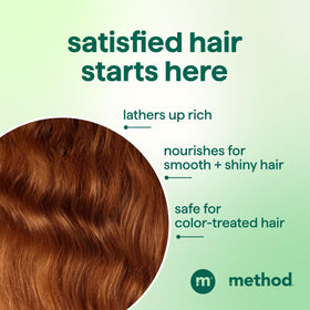 Method Daily Zen Shampoo bottle made from 80% recycled plastic.