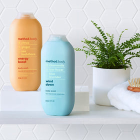 Method Energy Boost 18oz bottle highlights PCR content and sustainable packaging