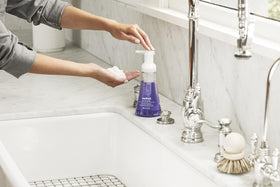 Hands using Method Hand Foaming Soap for gentle cleansing