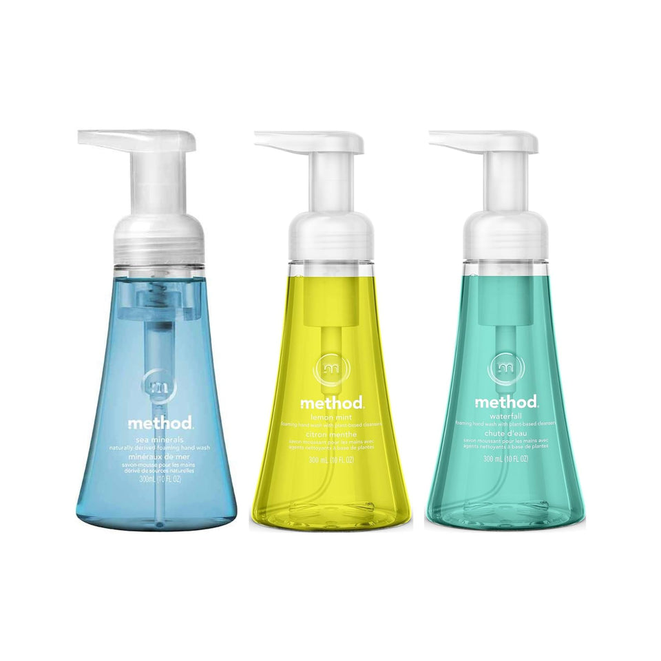 Method Hand Foaming Soap Sea Minerals bottle with refreshing cleansing imagery