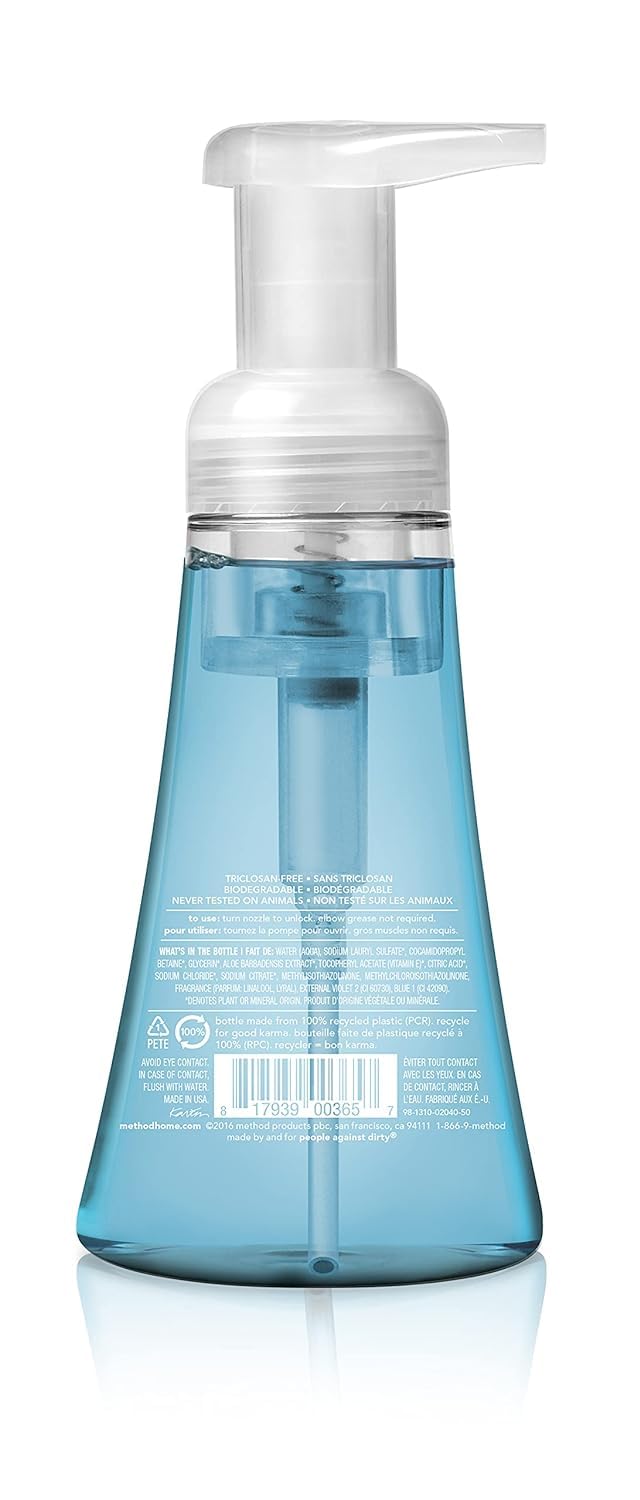 Method Hand Foaming Soap Trio Pack displaying three scented bottles together